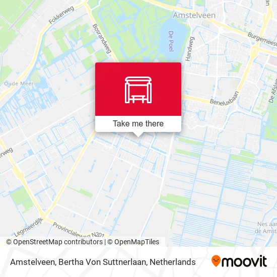 Amstelveen, Bertha Von Suttnerlaan Karte