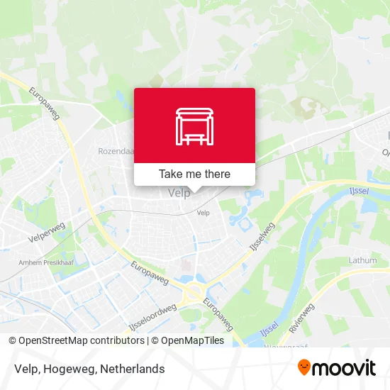 Velp, Hogeweg map