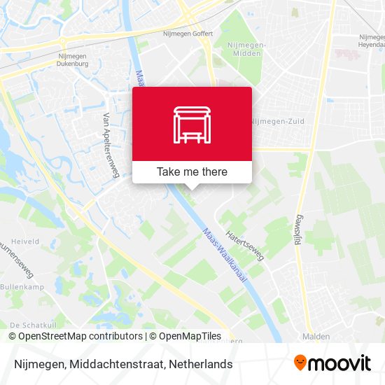 Nijmegen, Middachtenstraat map