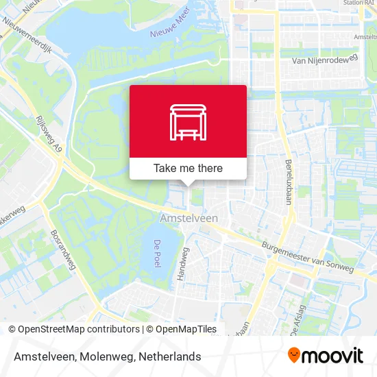 Amstelveen, Molenweg map