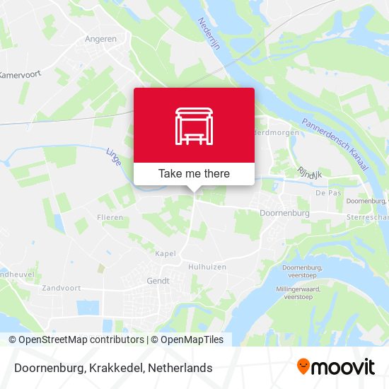 Doornenburg, Krakkedel map