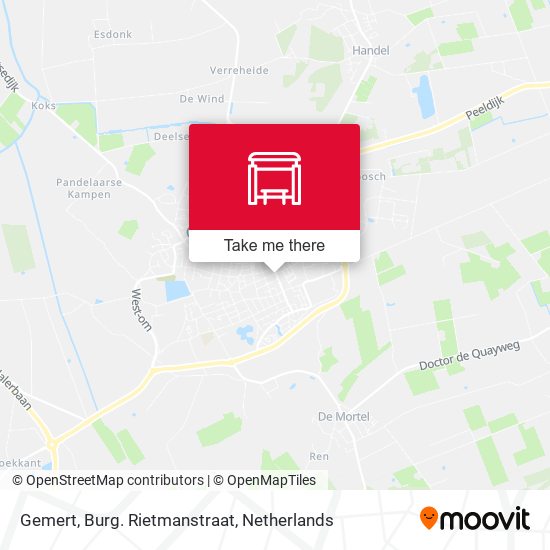 Gemert, Burg. Rietmanstraat map