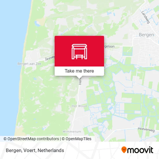 Bergen, Voert map