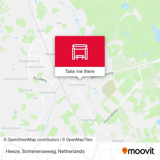 Heeze, Somerenseweg Karte