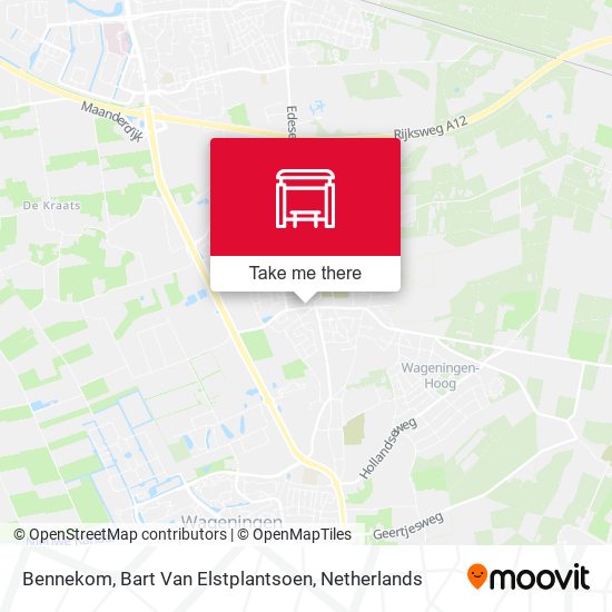 Bennekom, Bart Van Elstplantsoen map