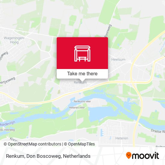 Renkum, Don Boscoweg map