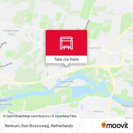 Renkum, Don Boscoweg map