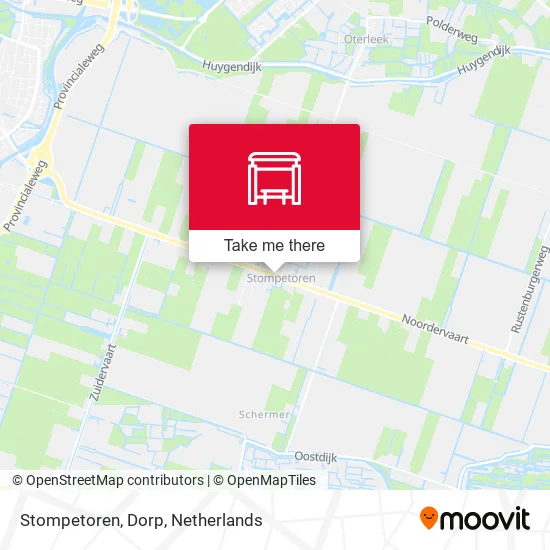 Stompetoren, Dorp map