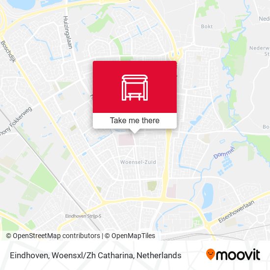 Eindhoven, Woensxl / Zh Catharina map