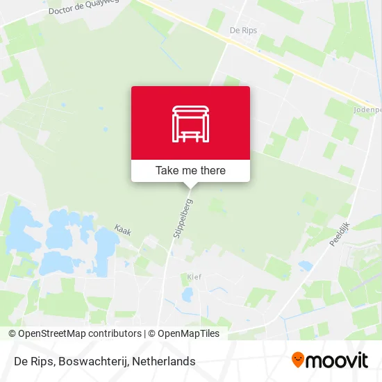 De Rips, Boswachterij map