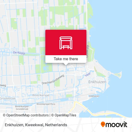 Enkhuizen, Kweekwal Karte