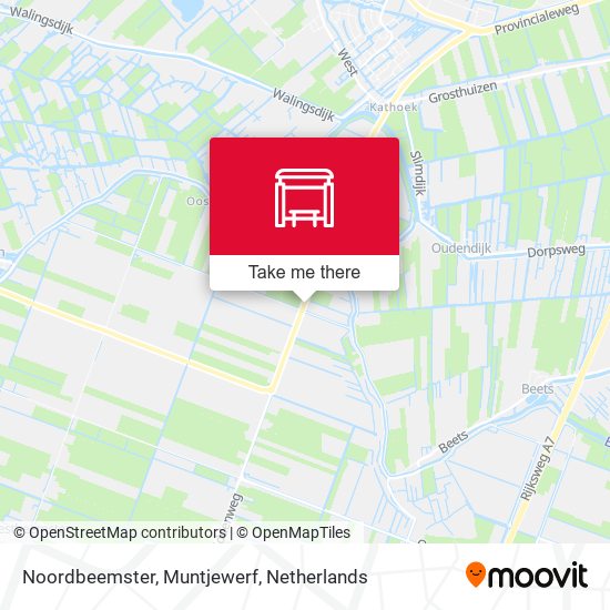 Noordbeemster, Muntjewerf map