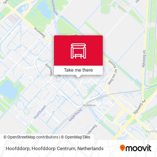 Hoofddorp, Hoofddorp Centrum map