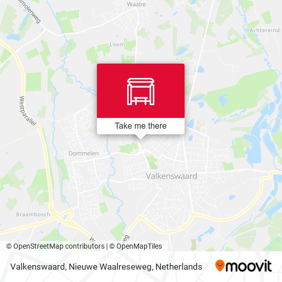 Valkenswaard, Nieuwe Waalreseweg Karte