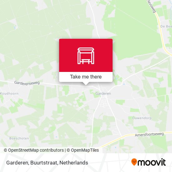 Garderen, Buurtstraat map