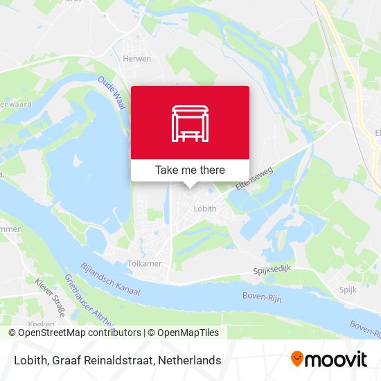 Lobith, Graaf Reinaldstraat map