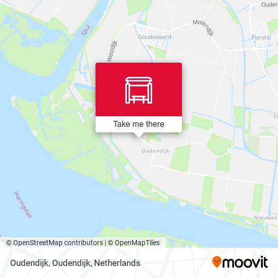 Oudendijk, Oudendijk map