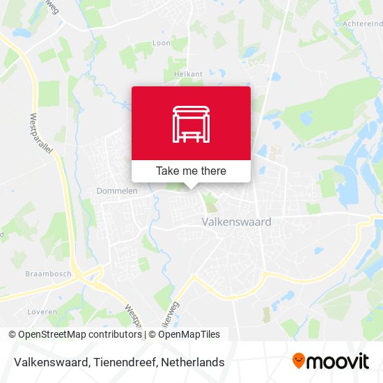 Valkenswaard, Tienendreef map