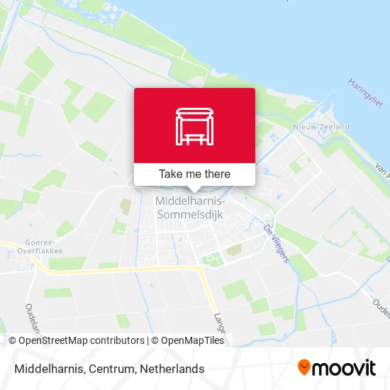 Middelharnis, Centrum Karte