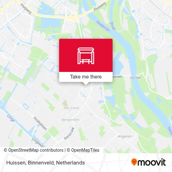 Huissen, Binnenveld map