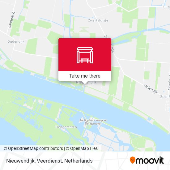 Nieuwendijk, Veerdienst map