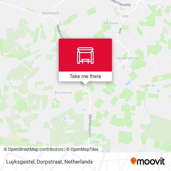 Luyksgestel, Dorpstraat map