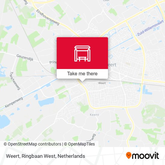 Weert, Ringbaan West map