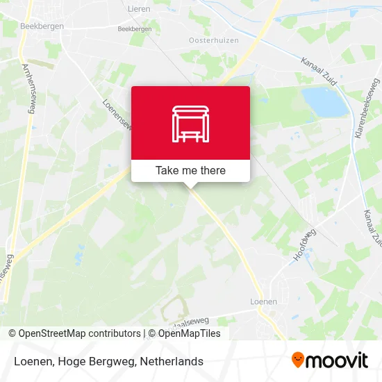 Loenen, Hoge Bergweg map