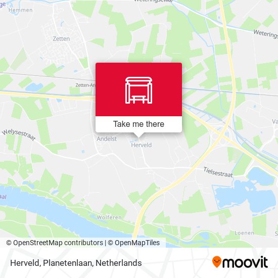 Herveld, Planetenlaan map