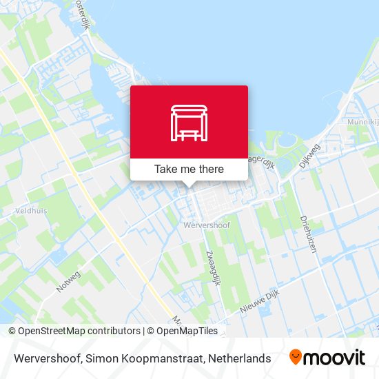 Wervershoof, Simon Koopmanstraat map