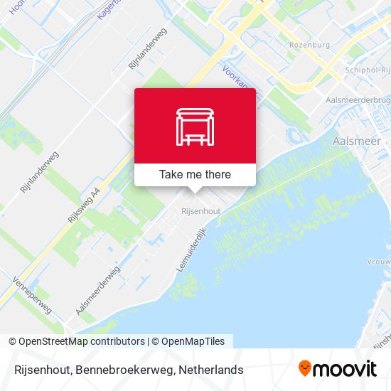 Rijsenhout, Bennebroekerweg map