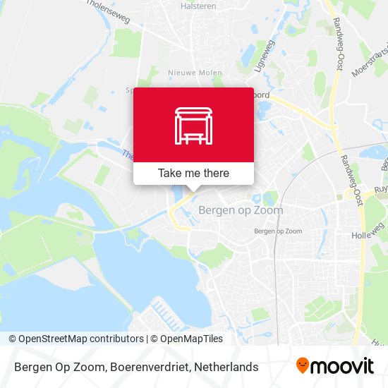 Bergen Op Zoom, Boerenverdriet map