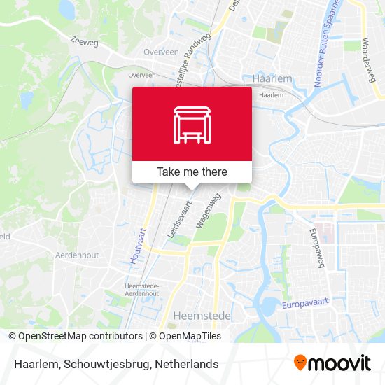 Haarlem, Schouwtjesbrug map