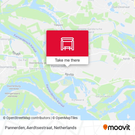 Pannerden, Aerdtsestraat map