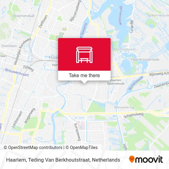 Haarlem, Teding Van Berkhoutstraat map
