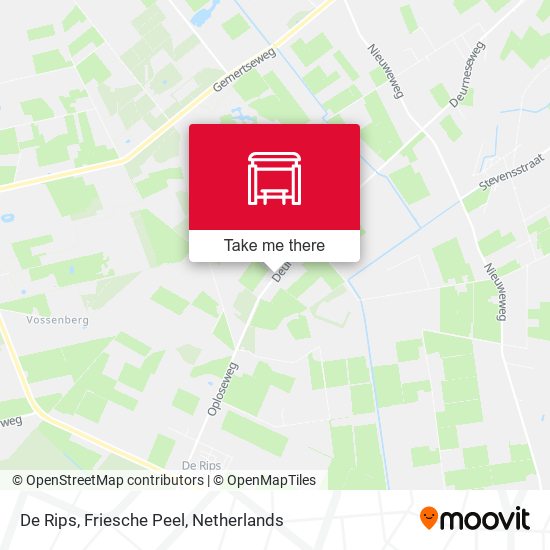 De Rips, Friesche Peel map