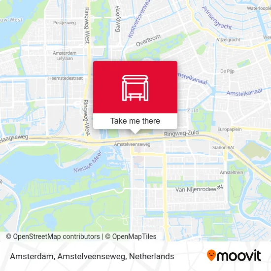 Amsterdam, Amstelveenseweg map