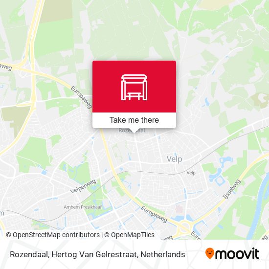 Rozendaal, Hertog Van Gelrestraat map