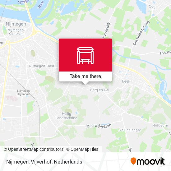 Nijmegen, Vijverhof map