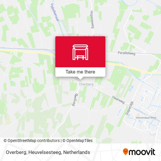 Overberg, Heuvelsesteeg map