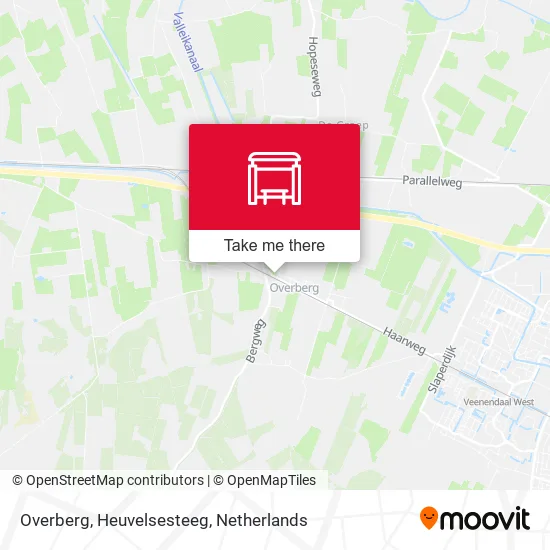 Overberg, Heuvelsesteeg map