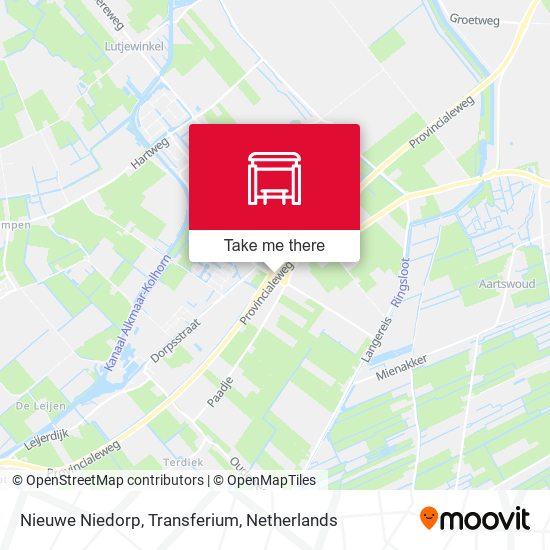 Nieuwe Niedorp, Transferium map