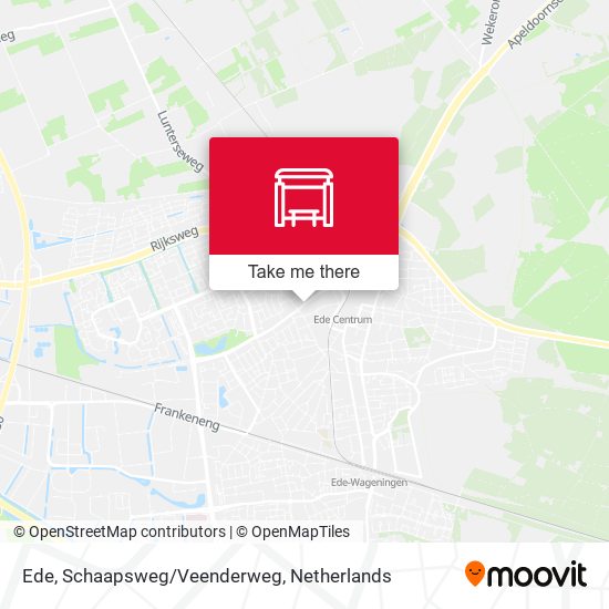 Ede, Schaapsweg/Veenderweg map