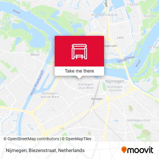 Nijmegen, Biezenstraat map