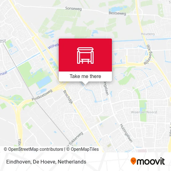 Eindhoven, De Hoeve map