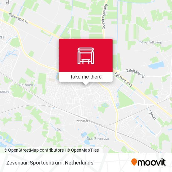 Zevenaar, Sportcentrum map