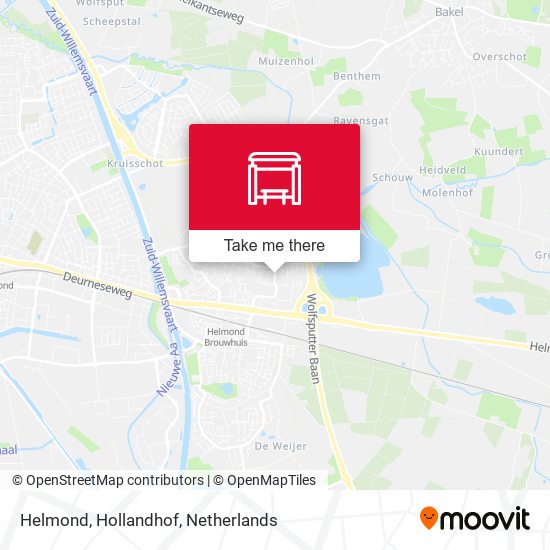 Helmond, Hollandhof map