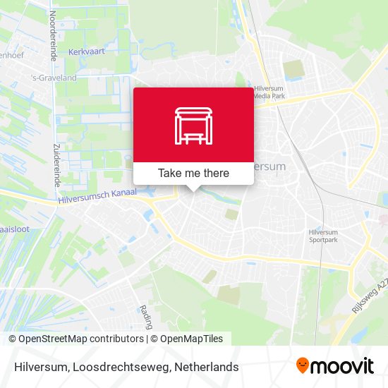 Hilversum, Loosdrechtseweg map
