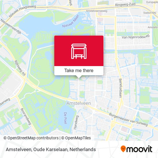 Amstelveen, Oude Karselaan Karte