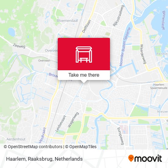 Haarlem, Raaksbrug map